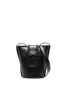 EMPORIO ARMANI - Leather Bucket Bag #1275738