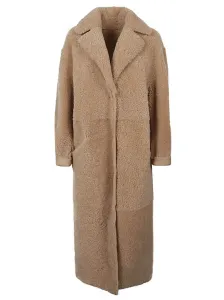 ENES - Allegra Leather Long Coat #1177793