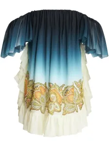 ETRO - Printed Silk Mini Dress