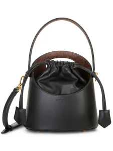 ETRO - Saturno Mini Leather Bucket Bag #1155915