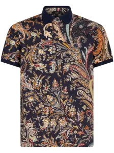 ETRO - Printed Cotton Polo Shirt #1289421