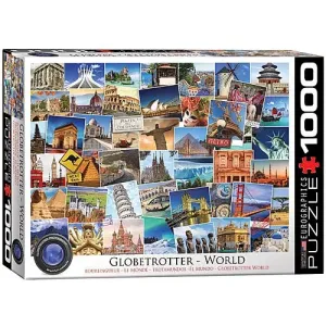 Globetrotter World Collage 1000 Piece Puzzle