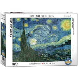Starry Night Vincent Van Gogh 1000 Piece Puzzle