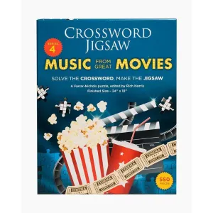 Crossword Music From Movies 550 Piece Puzzle