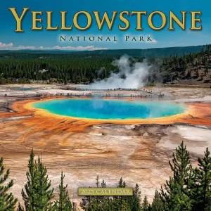 Yellowstone 2025 Wall Calendar