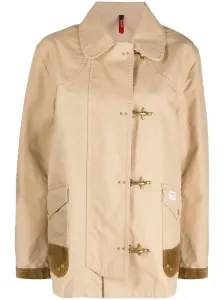 FAY - Cotton 4 Hooks Jacket