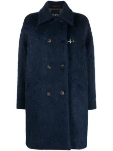 FAY - Double-breasted Wool Blend Coat