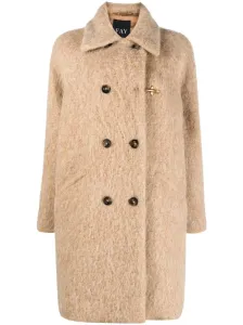 FAY - Double-breasted Wool Blend Coat #1155648