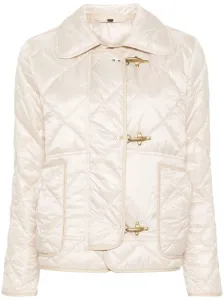FAY - Quilted Mini 3-hook Caban Jacket #1263349