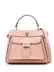 FENDI - Peekaboo Leather Handbag