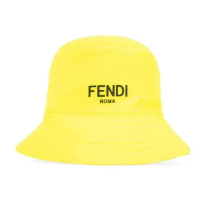 Fendi Kids Unisex Bucket Hat Yellow III