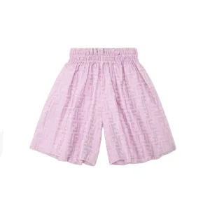 Fendi Girls FF Shorts Purple 10Y