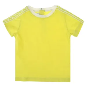 Fendi Baby Boys FF Logo T-shirt Yellow 18M