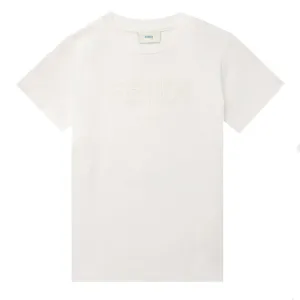 Fendi Boys Knitted Logo T Shirt White 10 Years