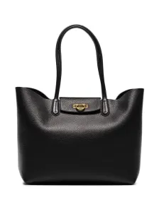 FERRAGAMO - Gancini Leather Tote Bag