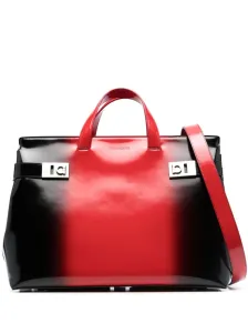 FERRAGAMO - Leather Messenger Bag #1140054