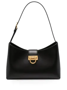 FERRAGAMO - Trifolio Leather Shoulder Bag #1148800