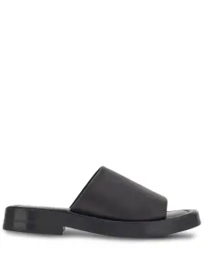 FERRAGAMO - Leather Flat Sandals #1139681