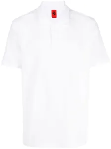 FERRARI - Polo Shirt With Logo Embroidery #879015