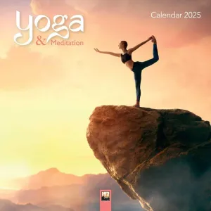 Yoga and Meditation 2025 Wall Calendar
