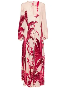 FOR RESTLESS SLEEPERS - Printed Silk Long Dress
