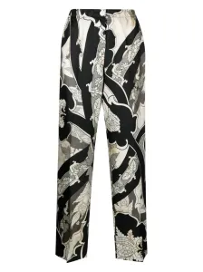 FOR RESTLESS SLEEPERS - Printed Silk Trousers #1150588
