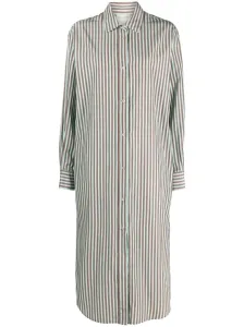 FORTE FORTE - Striped Taffetas Chemisier Dress #1264621