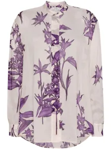 FORTE FORTE - Printed Cotton And Silk Blend Shirt #1268778