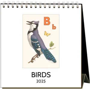 Birds 2025 Easel Desk Calendar