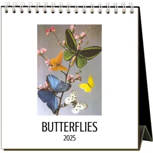 Butterflies 2025 Easel Desk Calendar