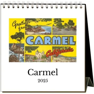 Nostalgic Carmel 2025 Easel Desk Calendar
