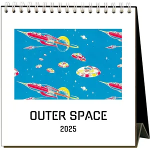 Outer Space 2025 Easel Desk Calendar