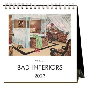 Bad Interiors 2023 Easel Calendar