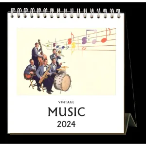Music 2024 Easel Desk Calendar