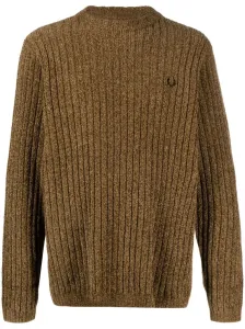 FRED PERRY - Logo Chenille Crewneck Jumper #1177175