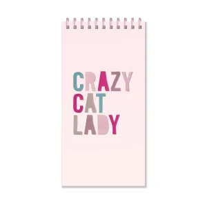 Crazy Cat Lady Spiral Notepad