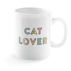 Graphic Cat Lover Mug