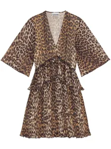 GANNI - Leopard Print Mini Dress #1214712