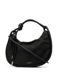 GANNI - Knot Baguette Nylon Handbag