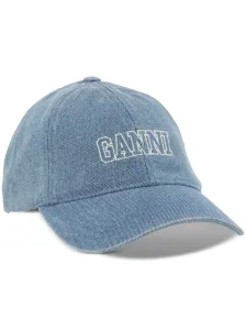 GANNI - Logo Denim Baseball Cap