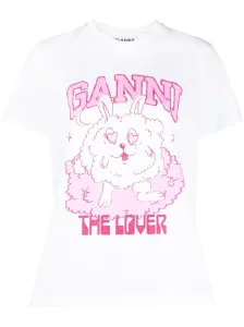 T-shirts with short sleeves Ganni