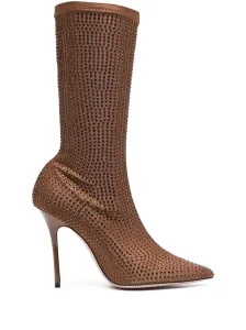 GEDEBE - Crystal Embellishment Heel Boots #54230