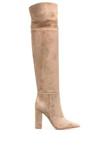 GIANVITO ROSSI - Suede Heel Boots #823145