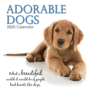 Adorable Dogs 2025 Wall Calendar