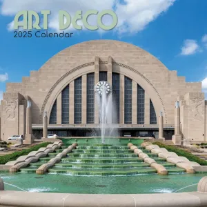 Art Deco 2025 Wall Calendar Calendar