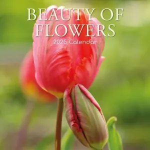 Beauty of Flowers 2025 Wall Calendar