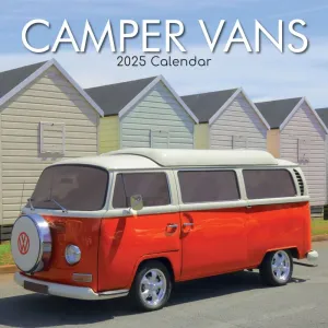 Camper Vans 2025 Wall Calendar