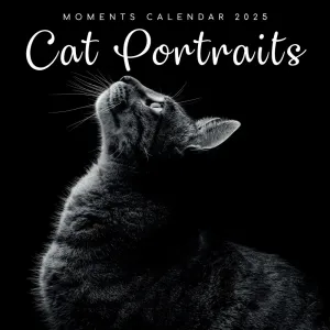 Cat Portraits 2025 Wall Calendar