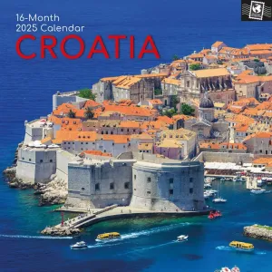 Croatia 2025 Wall Calendar