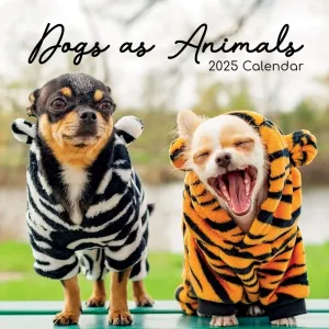 Dogs as Animals 2025 Wall Calendar